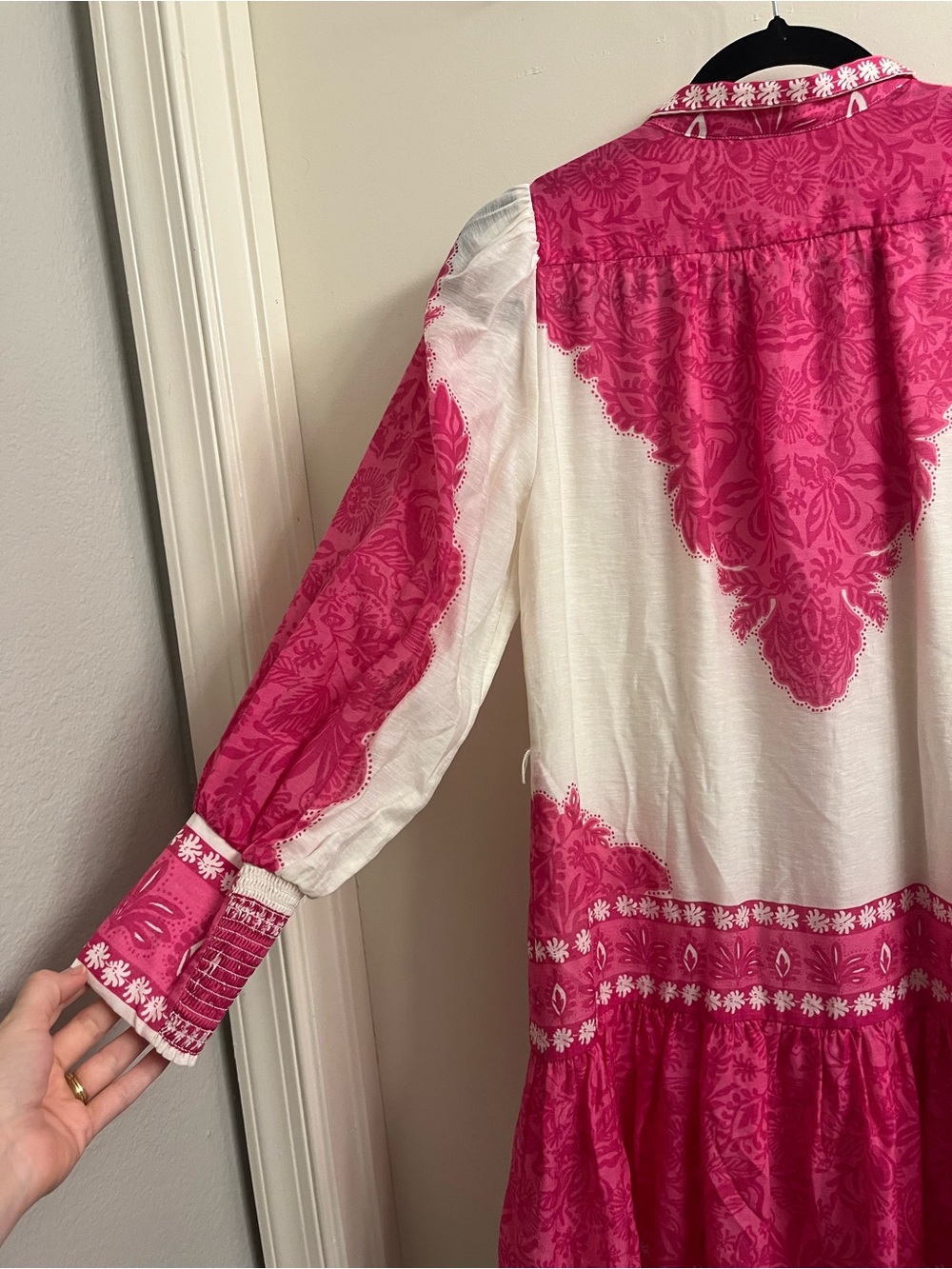 Lilly Pulitzer Drena Long Sleeve Mini Dress Pink - Picture 10 of 14